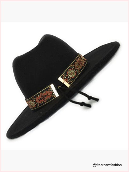 Adjustable Hat Band for Cowboy and Fedora Hats, Western Unisex Hatband main image 2